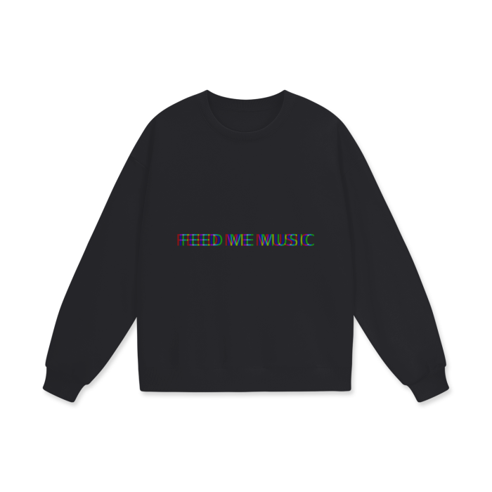 FEED ME MUSIC | Oversized Unisex Sweatshirt