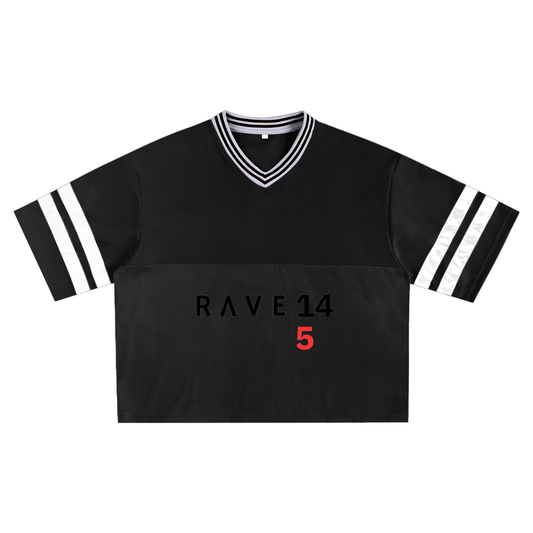 RAVE 145 | Unisex Taped Mesh Boxy T-shirt
