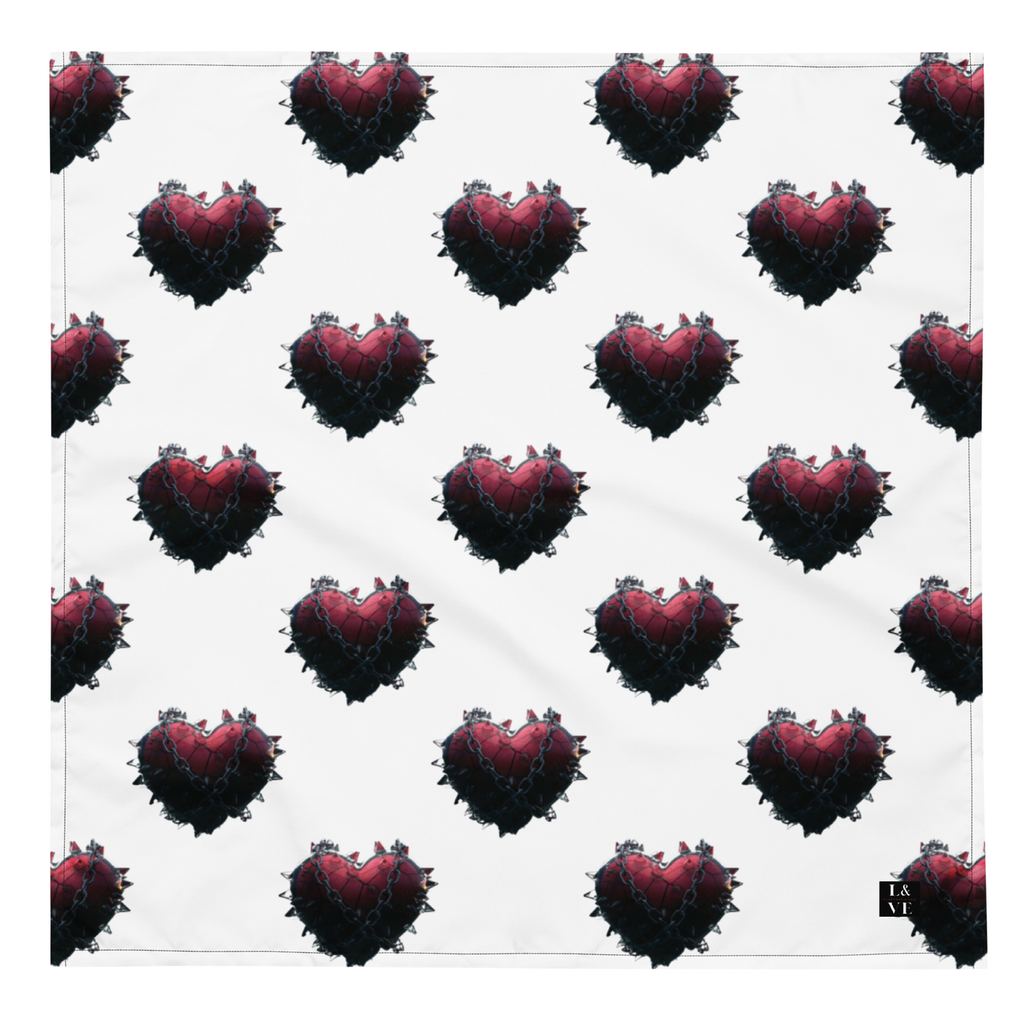 Spiked Heart | Furbaby Bandana