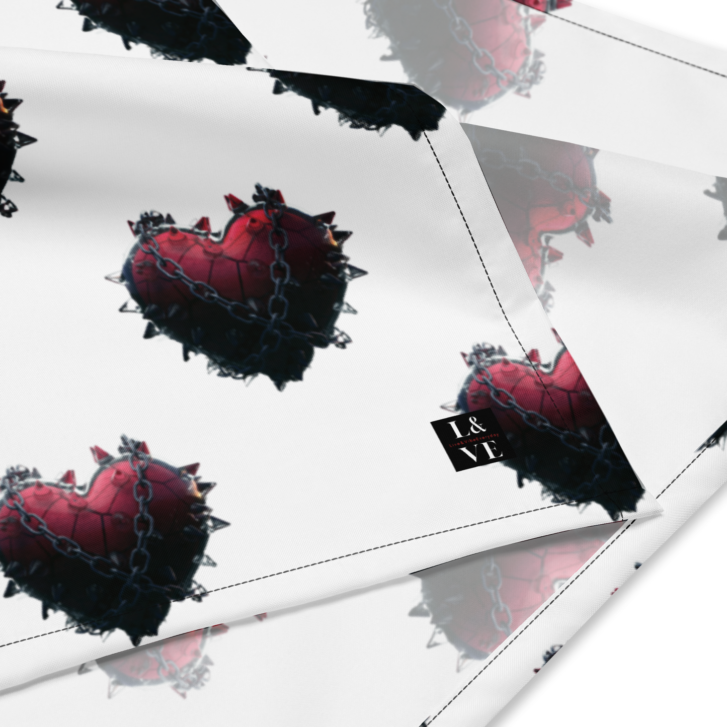 Spiked Heart | Furbaby Bandana