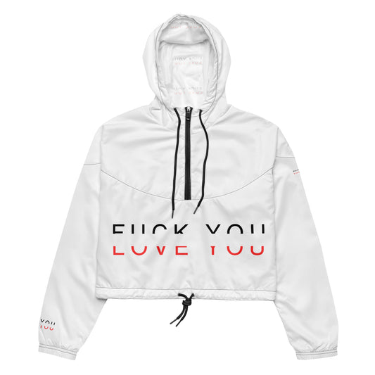 L&VE | F-ck You, Love You | Crop Windbreaker