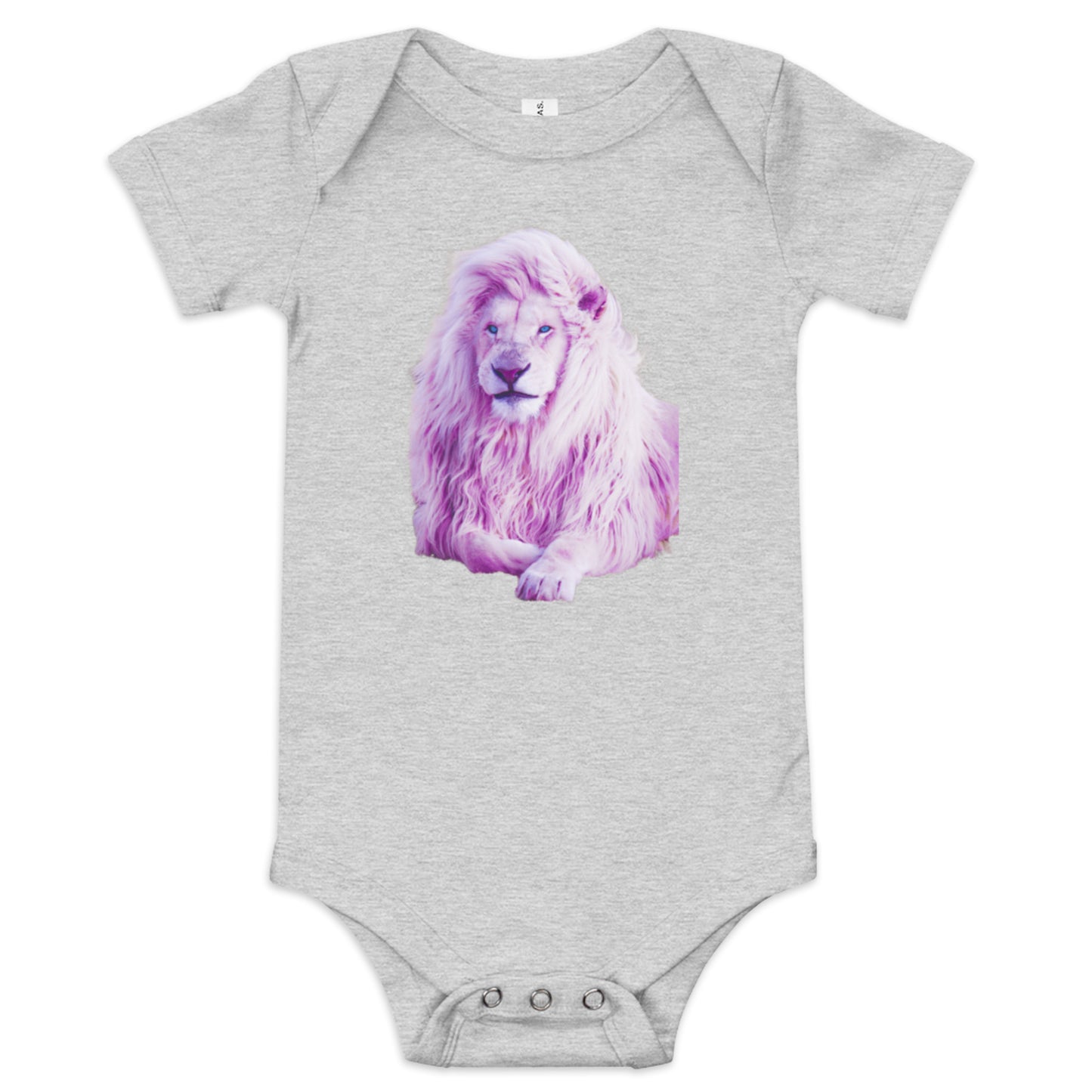 Pink Lion | Baby Onesie