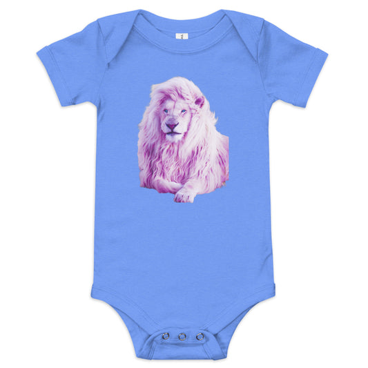 Pink Lion | Baby Onesie