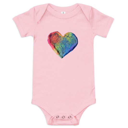Rainbow Heart | Baby Onesie