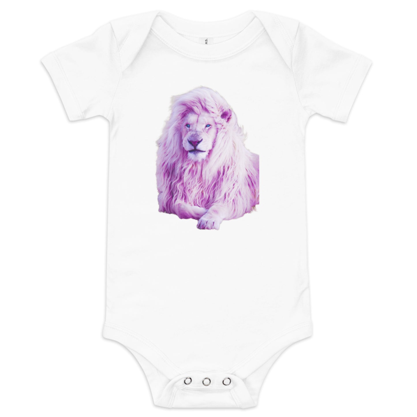 Pink Lion | Baby Onesie