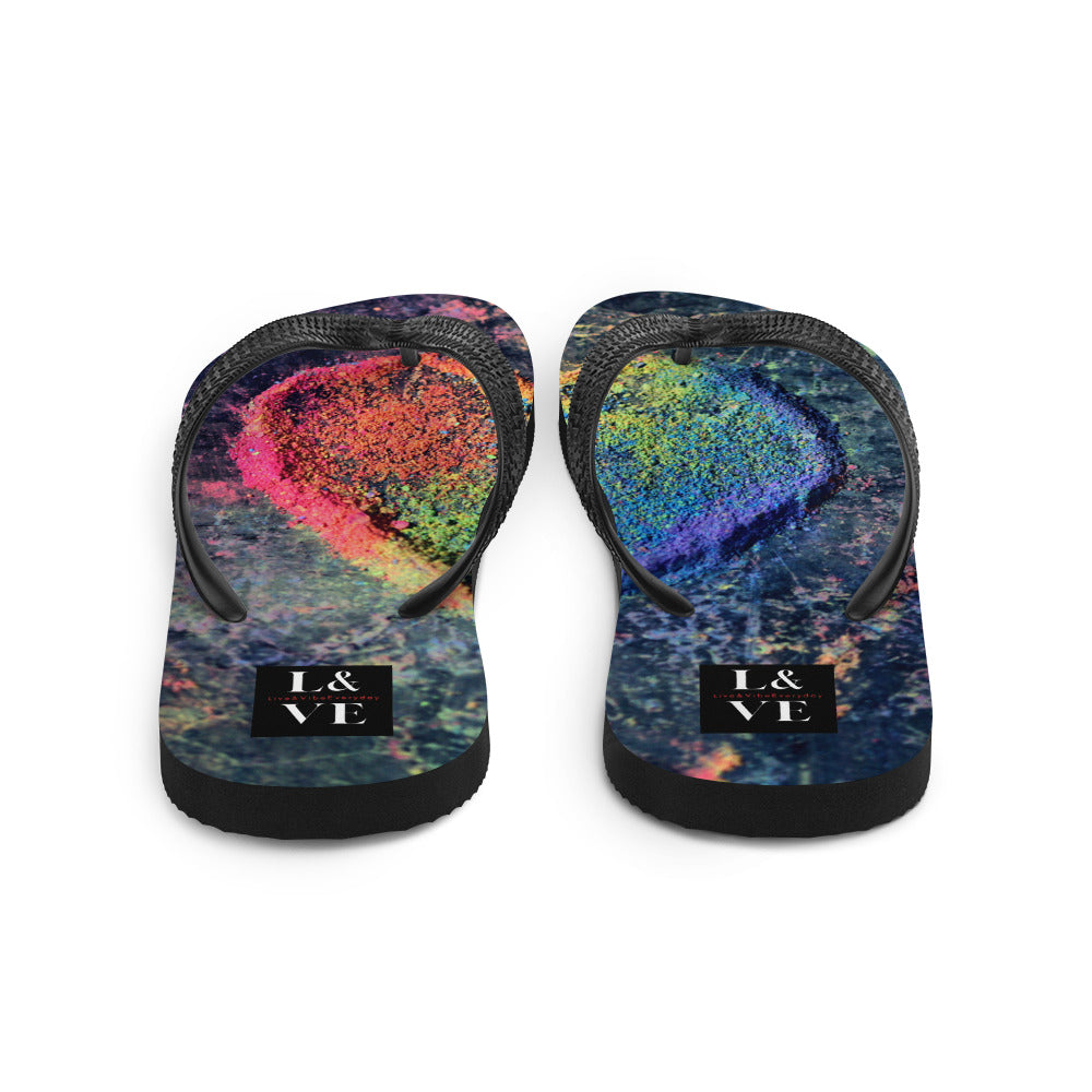 Rainbow Heart | Flip-Flops