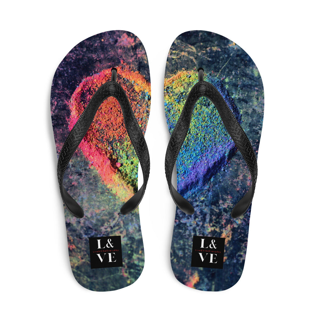 Rainbow Heart | Flip-Flops