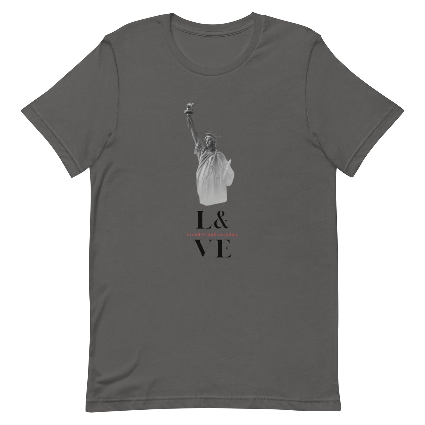 L&VE Logo | Lady Liberty | Unisex T-shirt