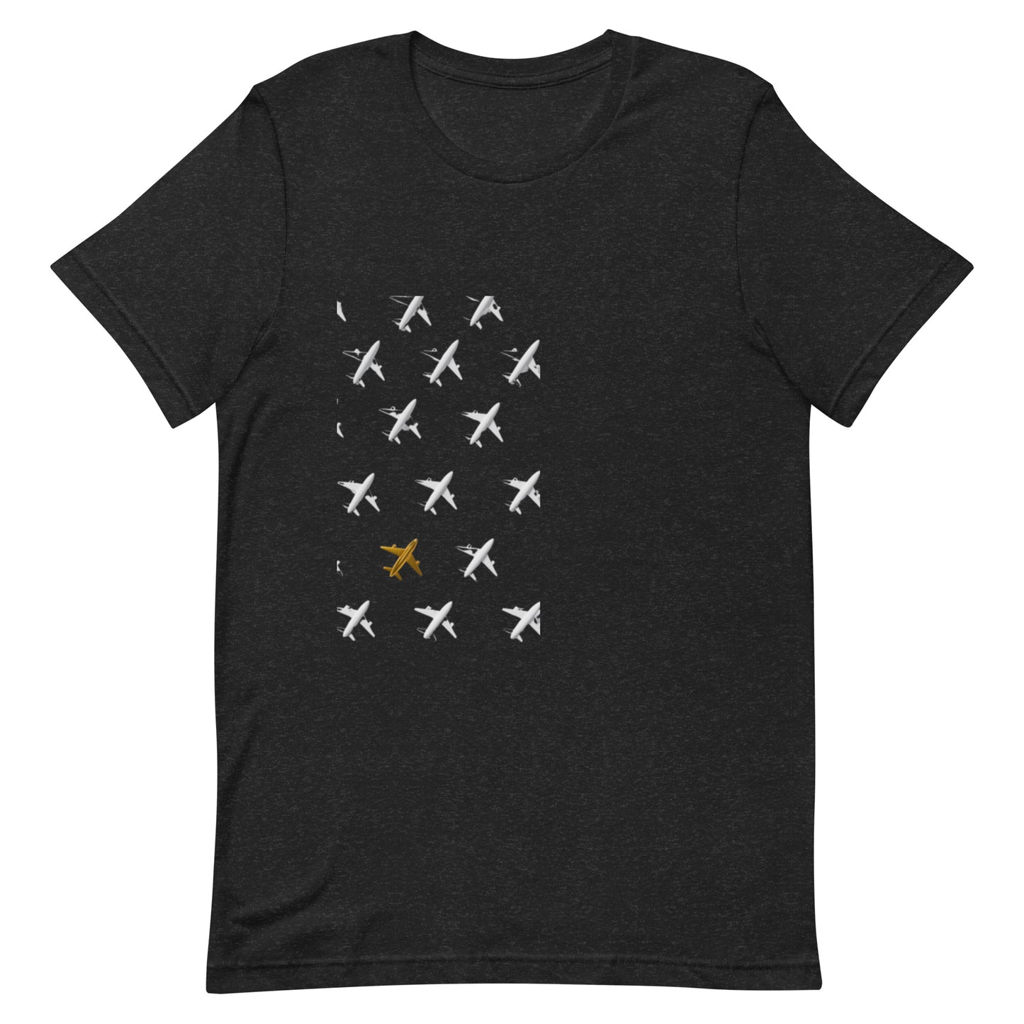 L&VE | Gold Airplane | Unisex T-shirt