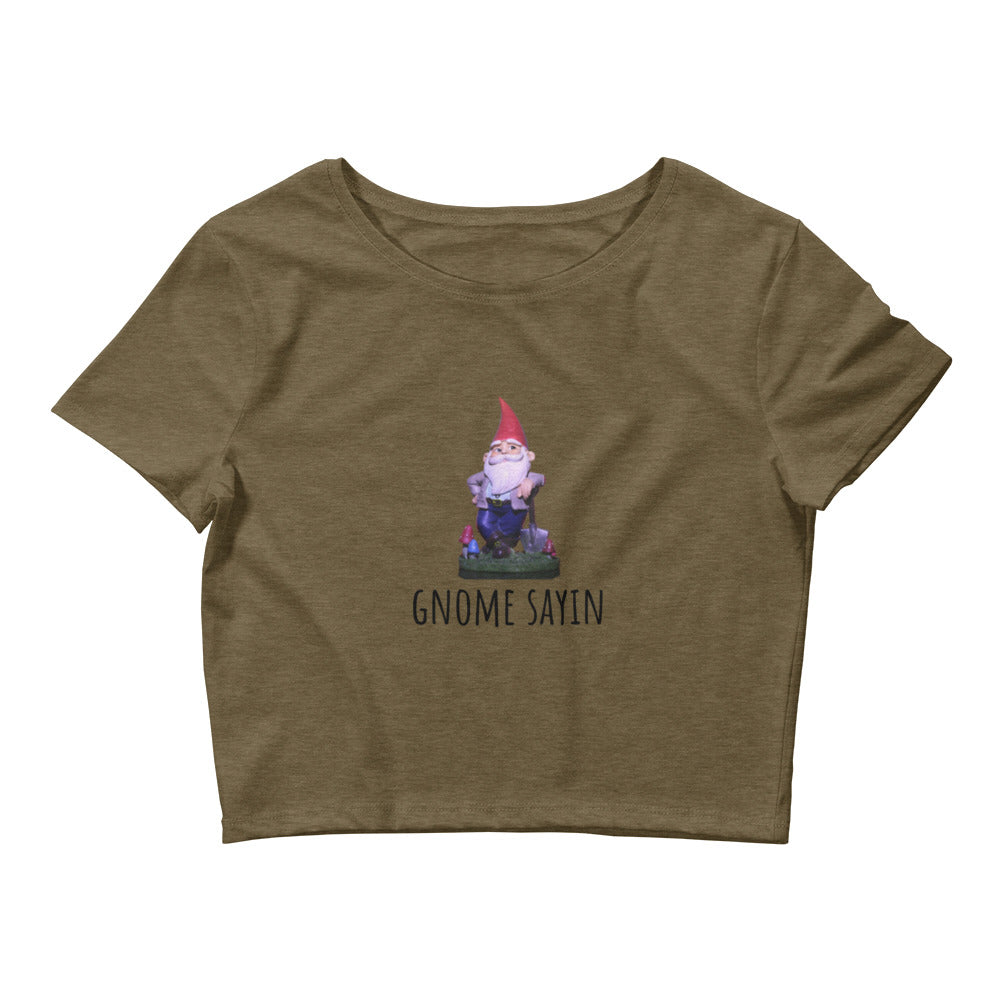 L&VE| Gnome Sayin | Crop Top