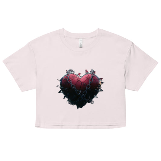 SPIKED HEART | Crop Top