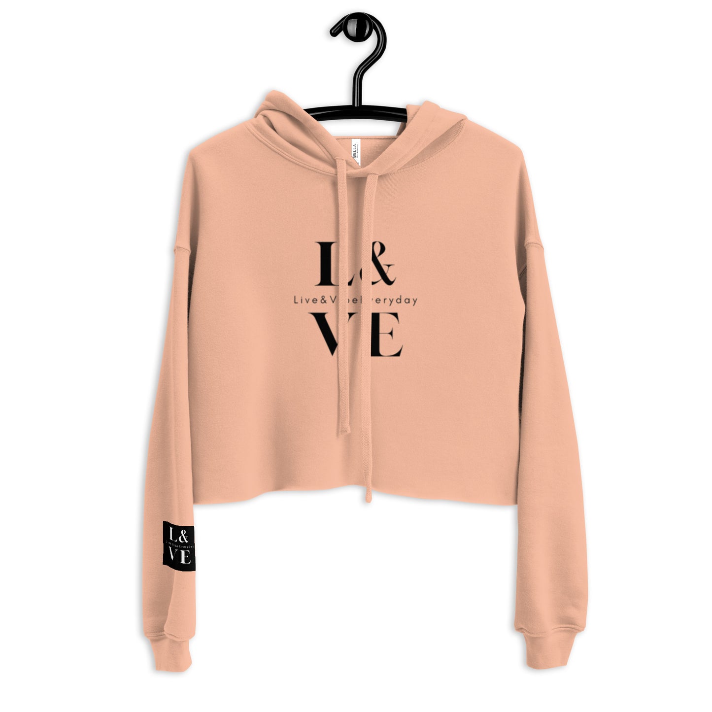 L&VE Logo | Crop Hoodie